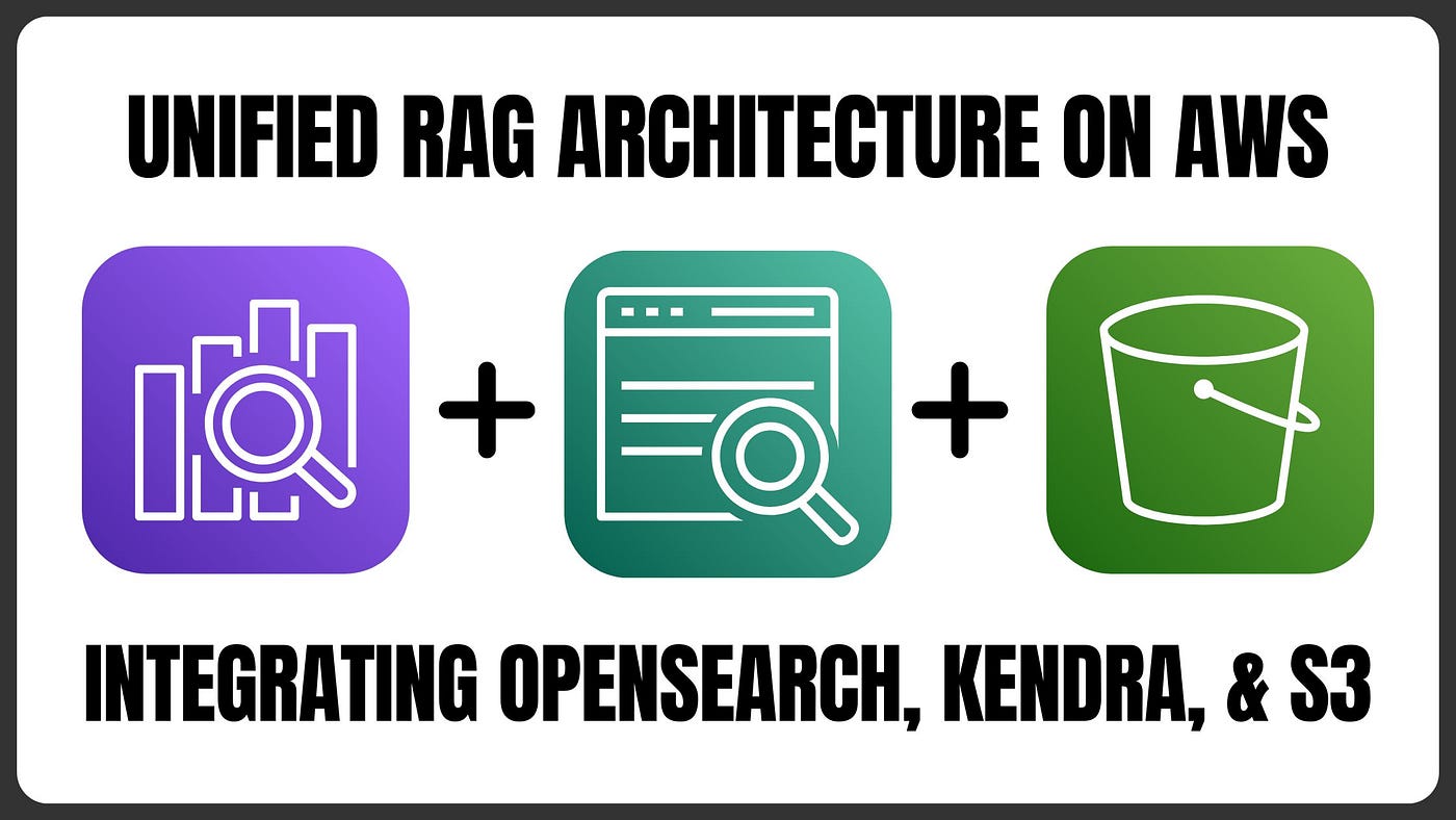 RAG Architecture on AWS: Integrating OpenSearch, Amazon Kendra, and S3 for Smarter Retrieval