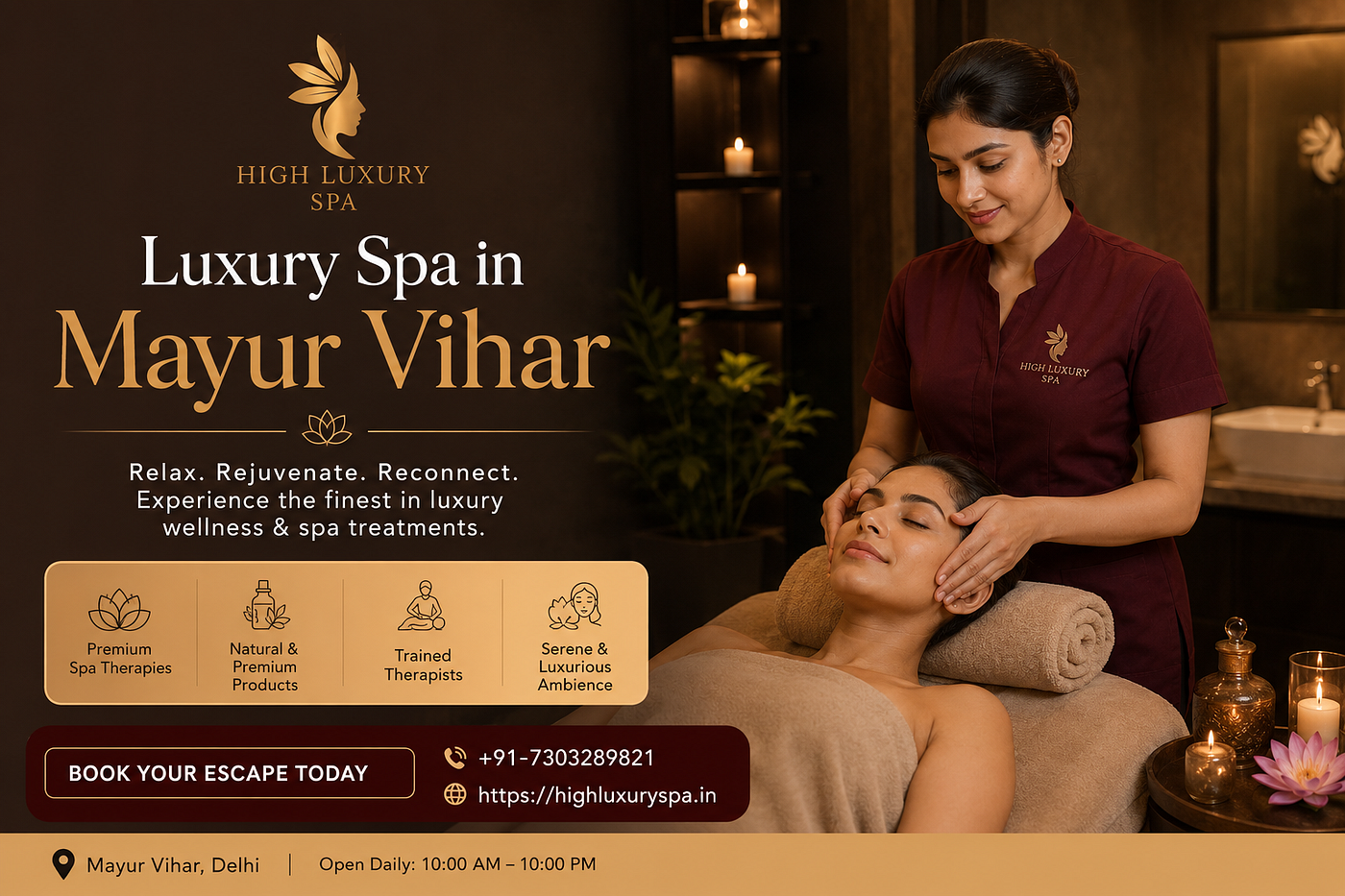 Revitalizing Luxury Spa in Mayur Vihar for Complete Mind and Body Relaxation
