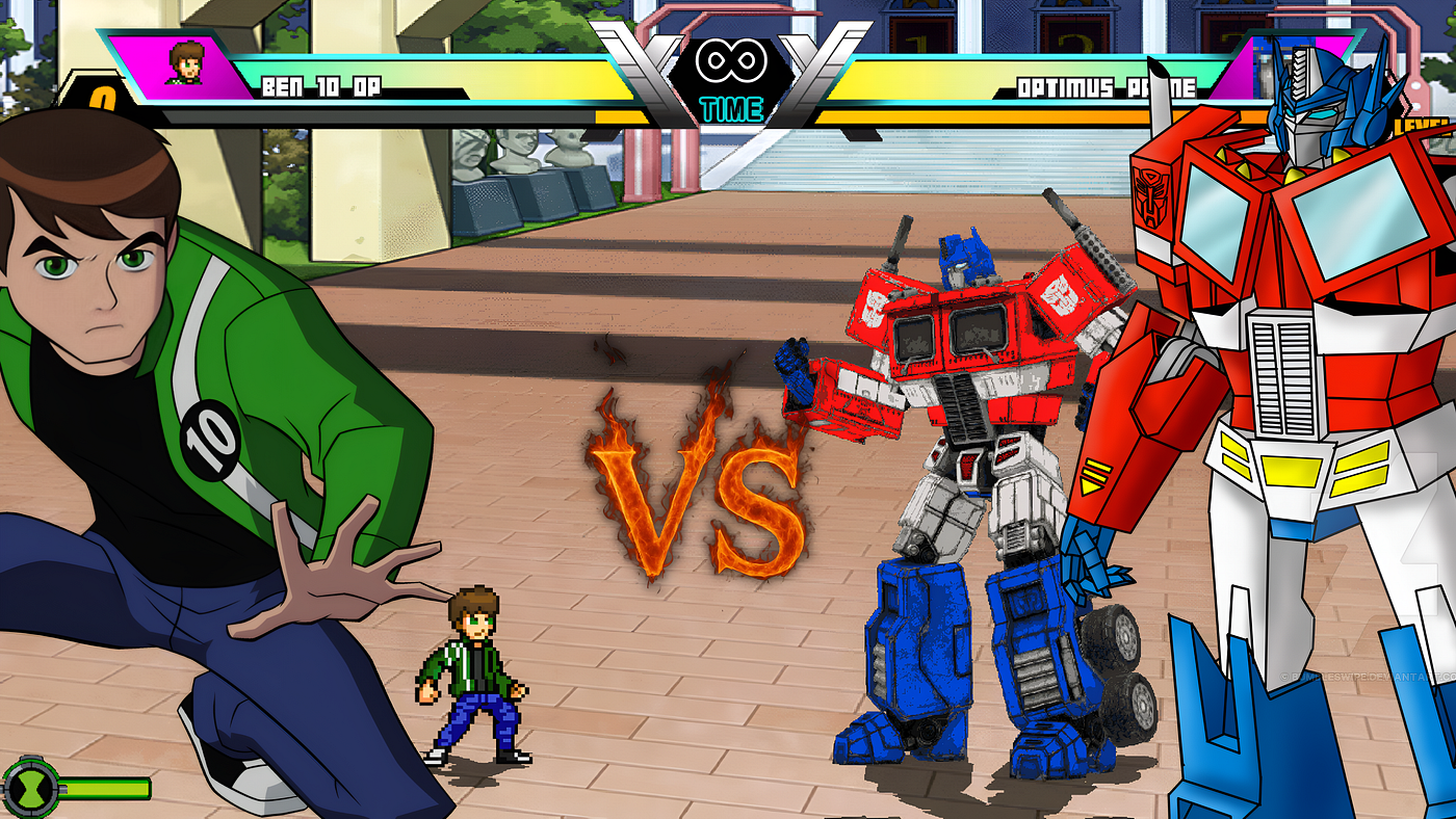 Ben 10 vs Optimus Prime: Very exciting fight❗🔥