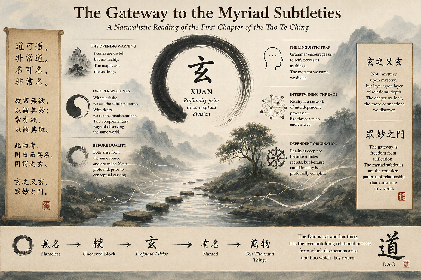 Rethinking the First Chapter of the Tao Te Ching: Beyond Mysticism Toward Process and Relationship