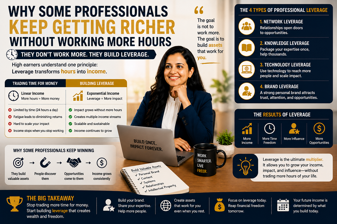 Why Some Professionals Keep Getting Richer Without Working More Hours