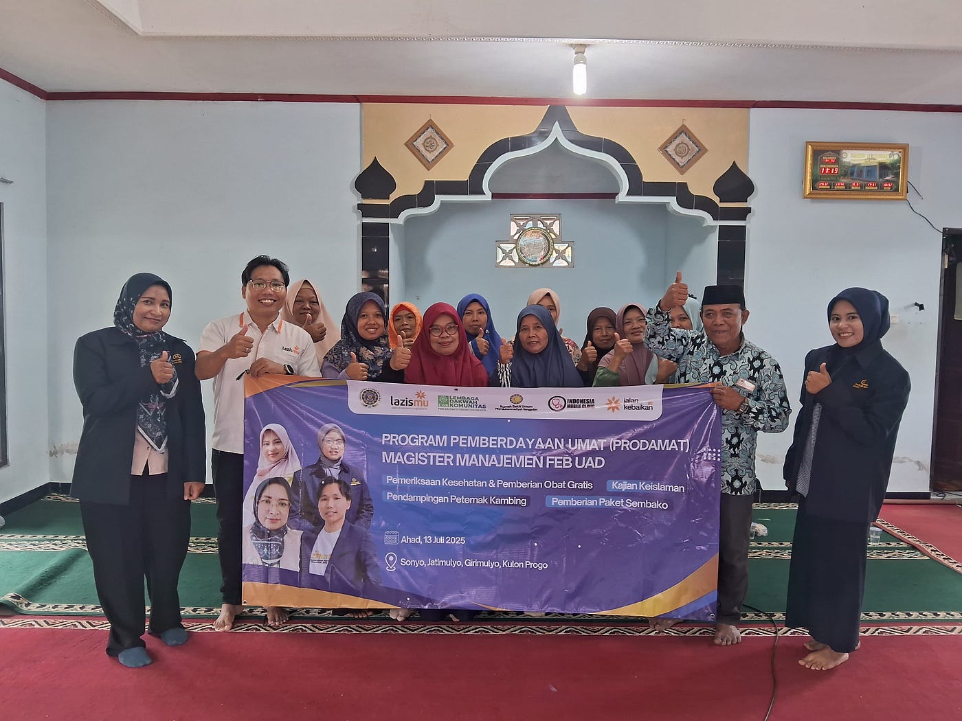 Tim PRODAMAT MM FEB UAD selenggarakan berbagai kegiatan untuk Mualaf di Kulon Progo