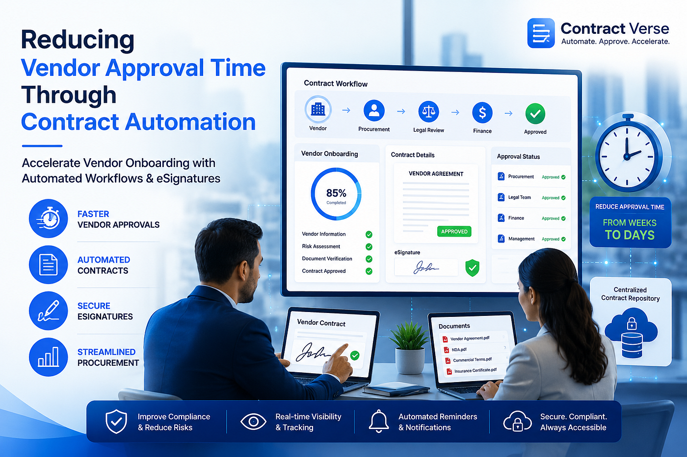 Reducing Vendor Approval Time Through Contract Automation