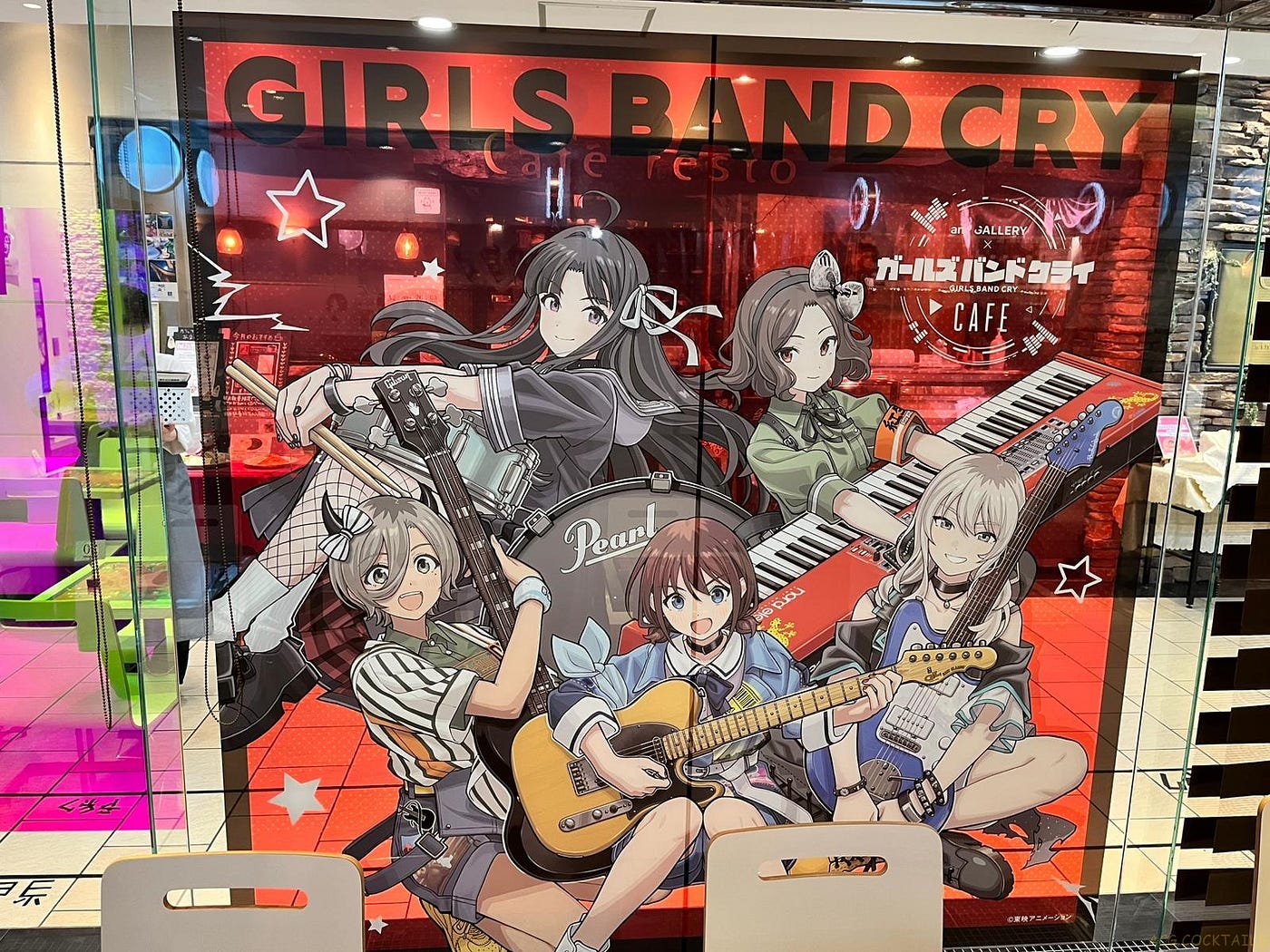 「Girls Band Cry × and GALLERY Collaboration Cafe」小相集 (ACG COCKTAILS自家東京報導)