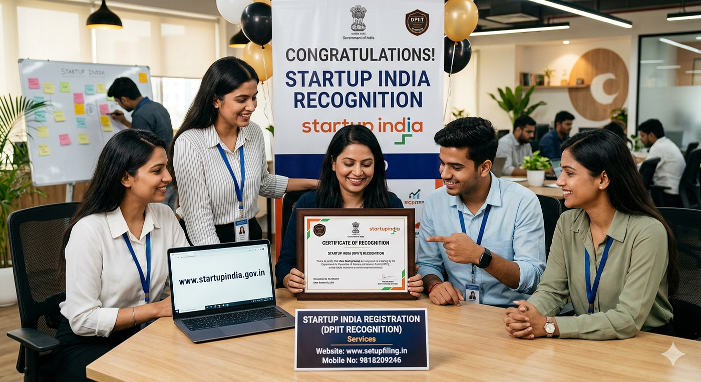 Startup India Registration (DPIIT Recognition)