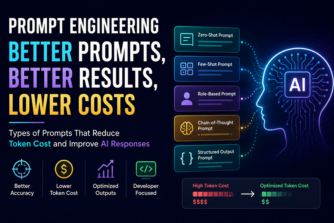Prompt Engineering Guide: Types of Prompts That Reduce Token Cost and Improve AI Responses