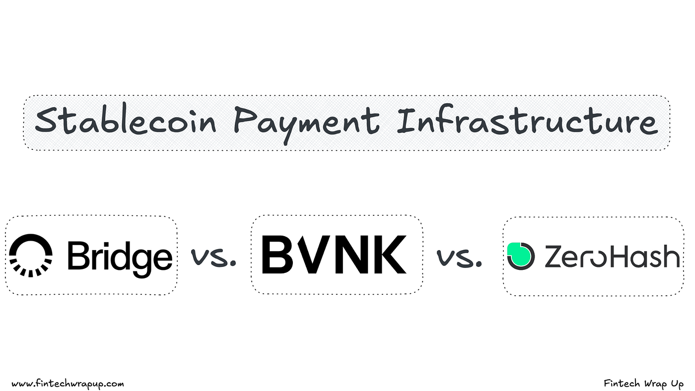 Deep Dive: BVNK vs. Bridge vs. Zero Hash — Stablecoin Payment  Infrastructure | by Sam Boboev | Medium