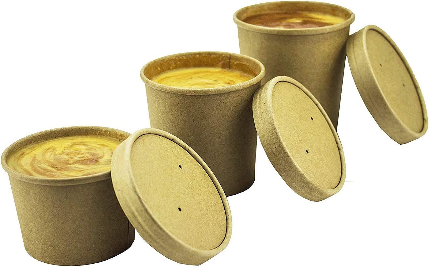5 types of best disposable paper soup bowls with lids - Aecoz