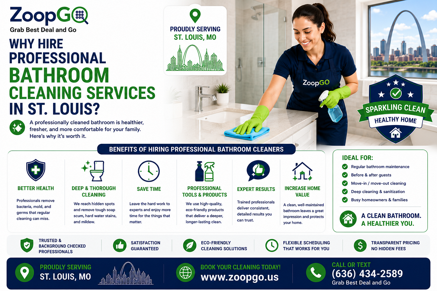 Why Hire Professional Bathroom Cleaning Services in St. Louis?