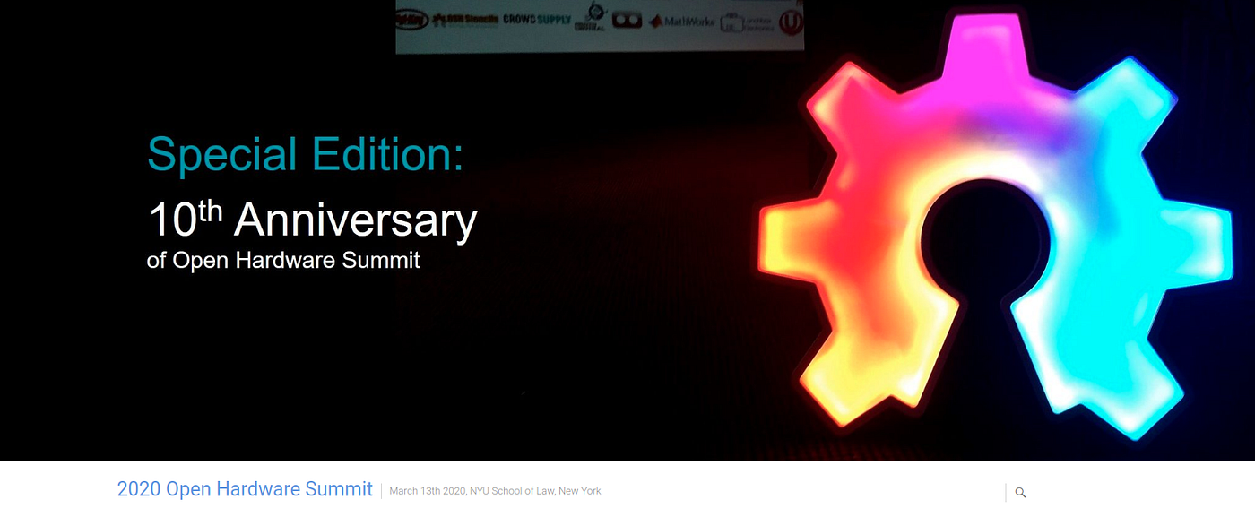 Open Hardware Summit is 8 weeks away in NYC