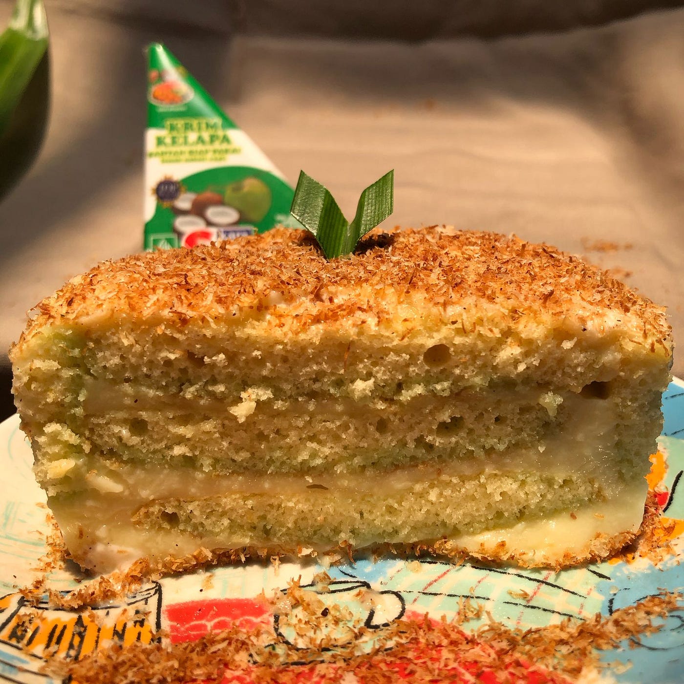 Coco-Pandan Tiramisu Recipe