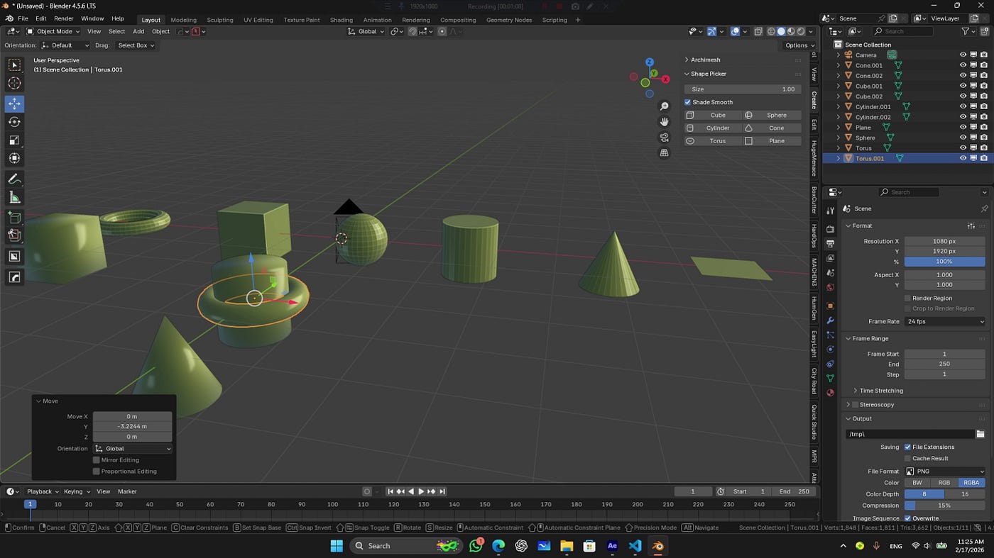 shape picker addon for blender