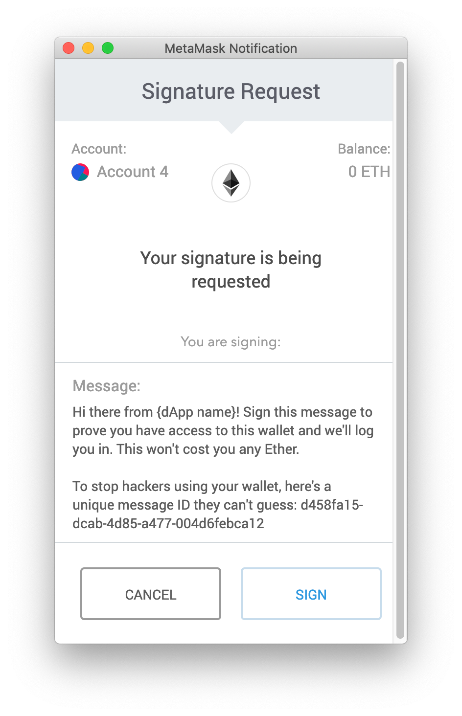 Writing for blockchain: wallet signature request messages | by Ryan Cordell  | HackerNoon.com | Medium