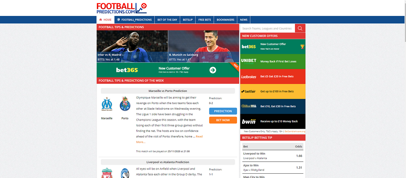 The top 10 reliable and most accurate websites for football prediction site  