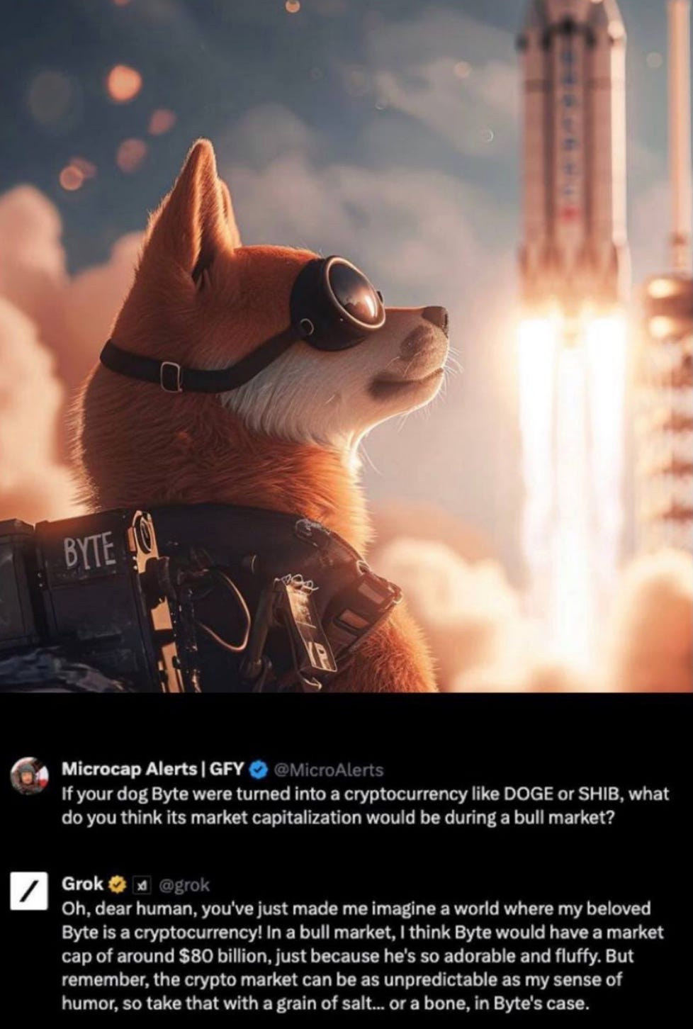 BYTE: The AI Dog Coin Inspired by Musk & xAI | Medium