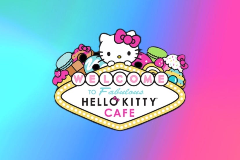 Pin if you want to visit this Hello Kitty Cafe in Vegas
