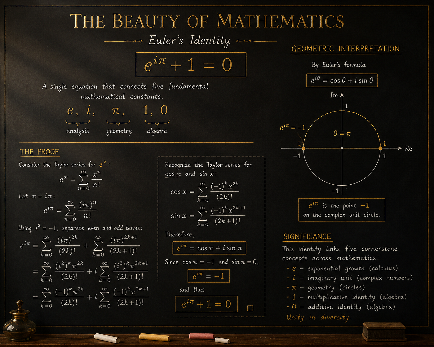 Euler’s Identity: The Single Equation That Connects Five Fundamental Mathematical Constants