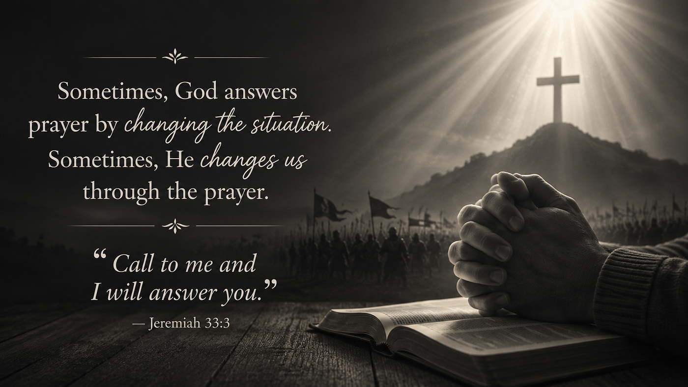 Musings in Christ #4 — When Prayer Becomes an Answer