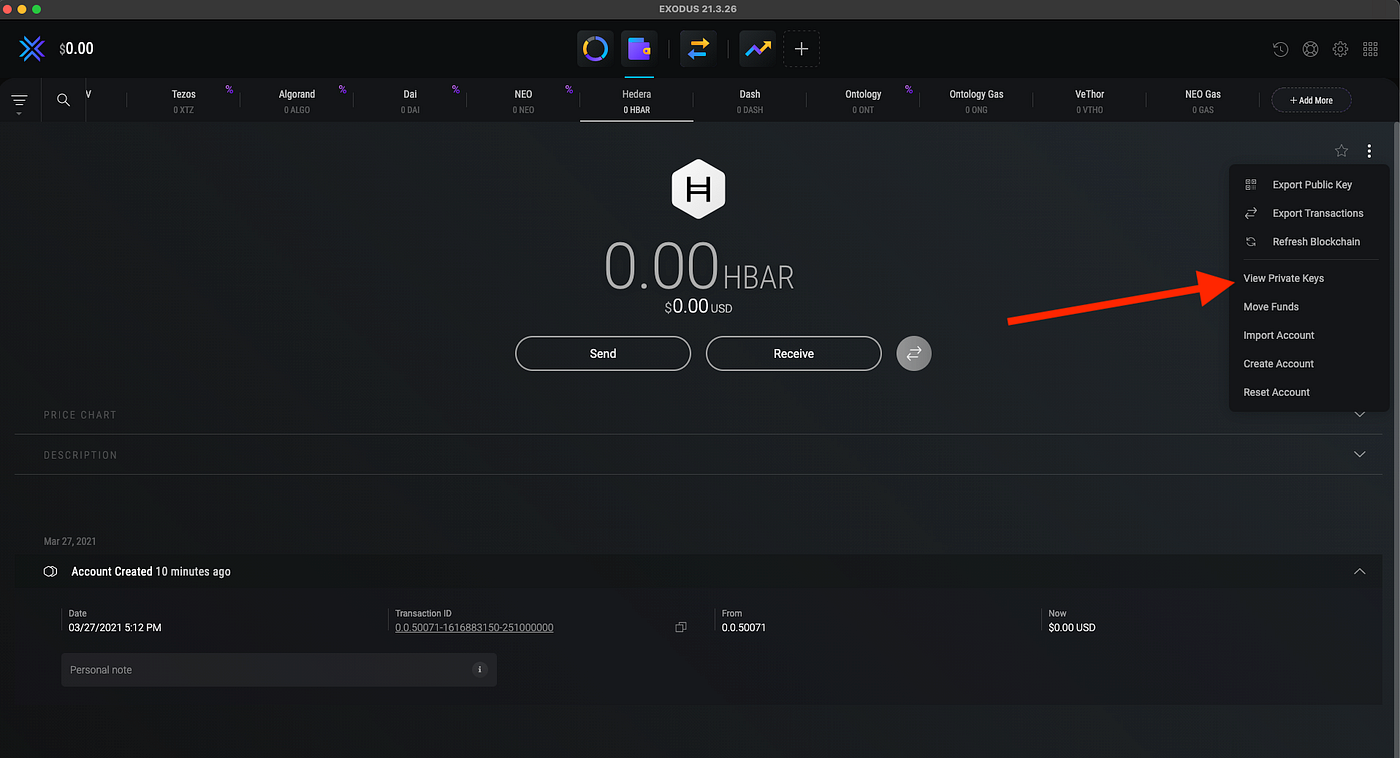Accessing Your Hedera Account Private Key in Atomic Wallet or Exodus | by  tkozzer | Medium