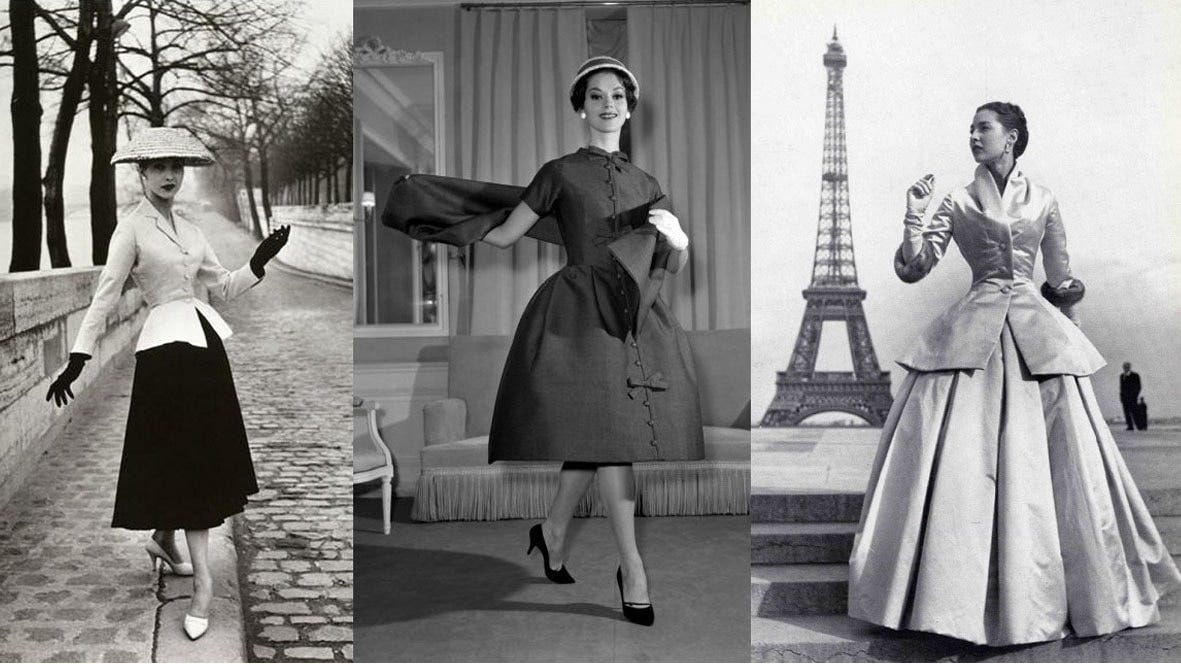 From the Archives: Dior's New Look in Vogue
