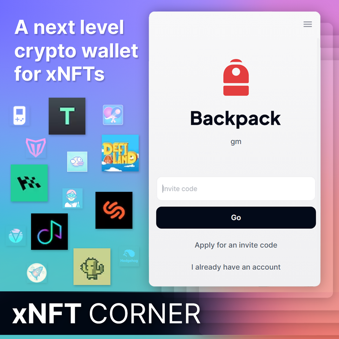 xNFT Corner: Who Is Building On The Backpack Operating System? | by  Benjamin Thompson | TIEXO Talks