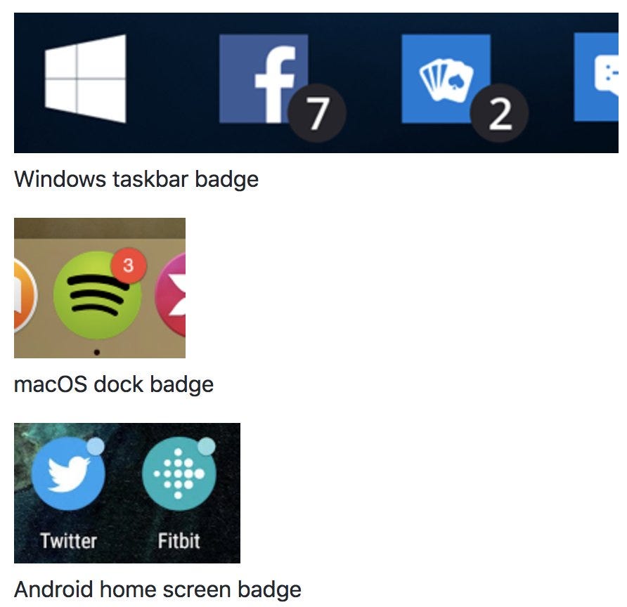 Badging for Home Screen Web Apps