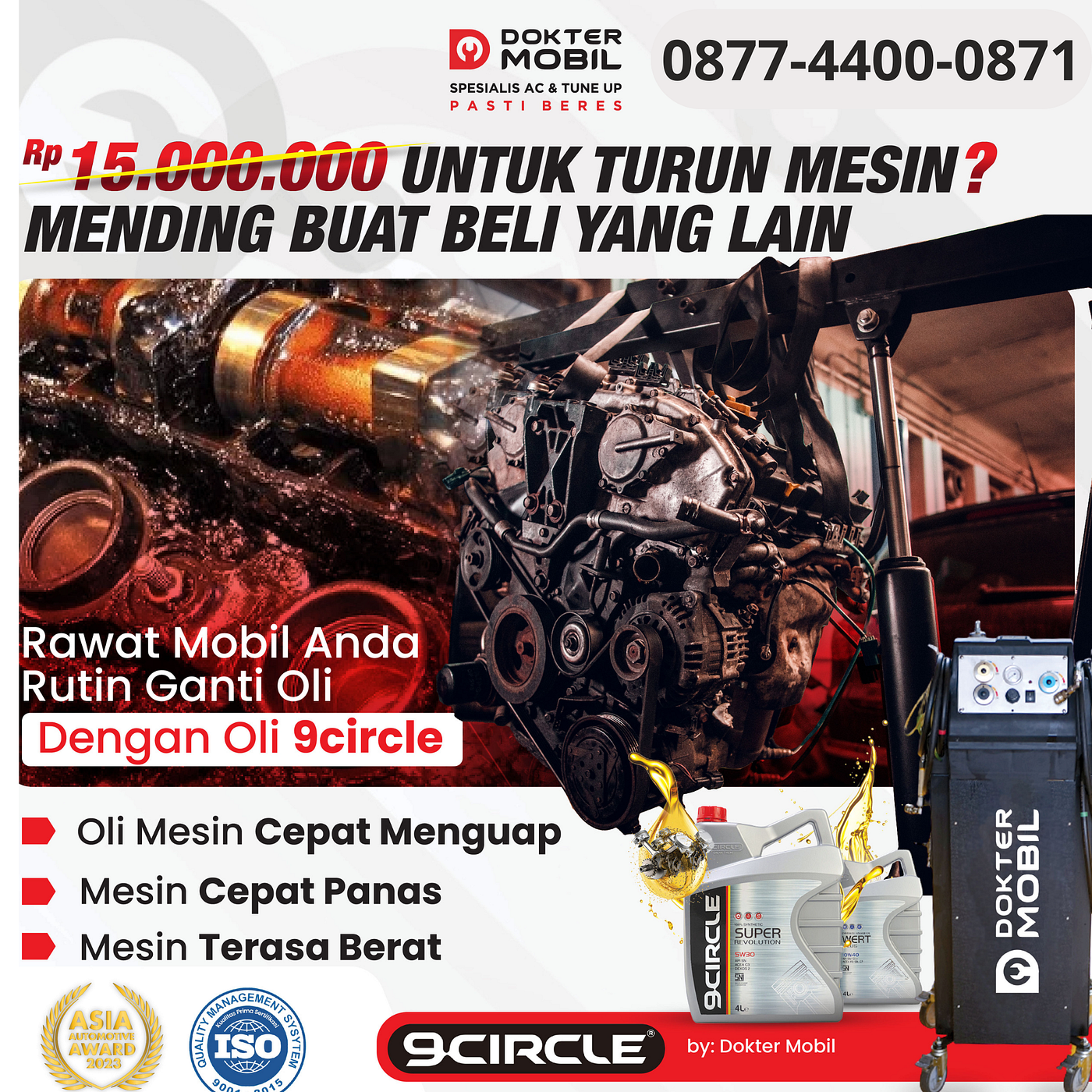 PASTI BERES!! Promo Tune Up Mobil Jakarta Utara, WA 0852–1140–1556 by Dokter Mobil