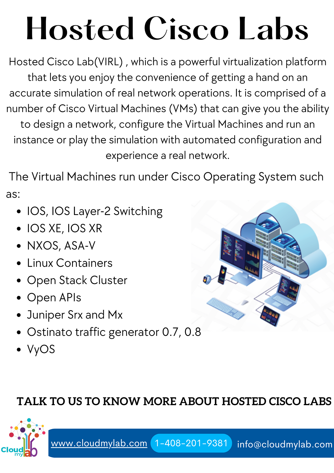 Hosted Cisco VIRL Labs