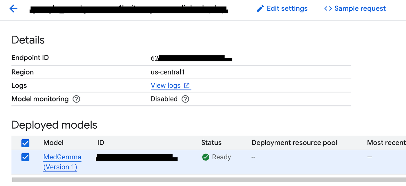 Figure 11: Check the endpoint id