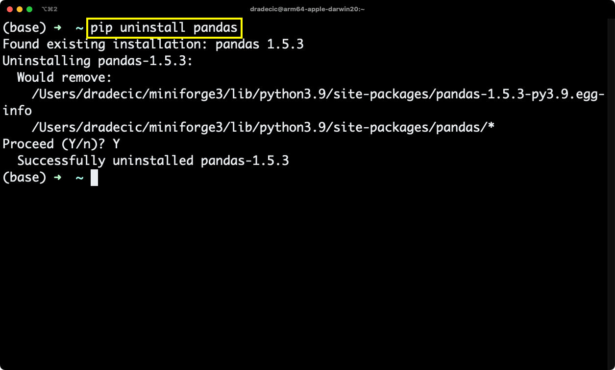 Pip Install Specific Version — How to Install a Specific Python Package  Version with Pip | by Dario Radečić | Towards Data Science