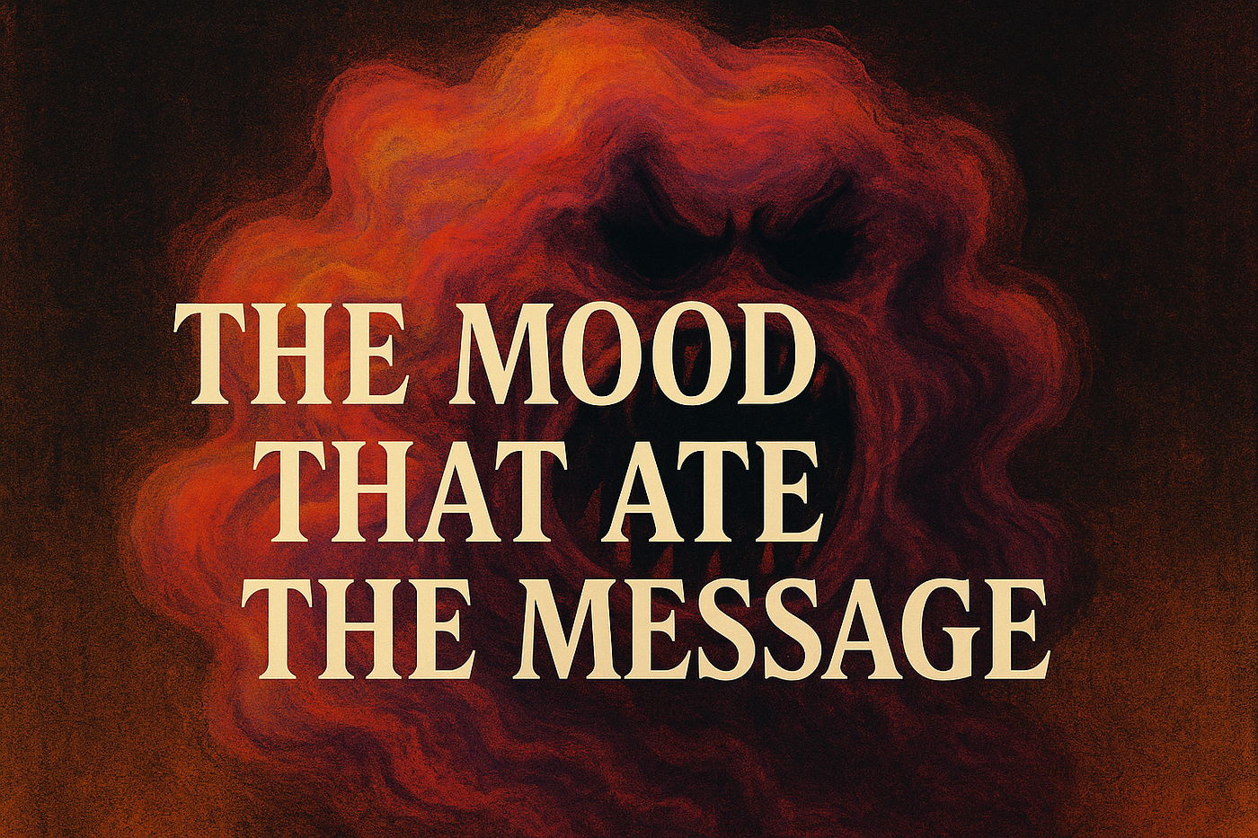 The Mood That Ate the Message