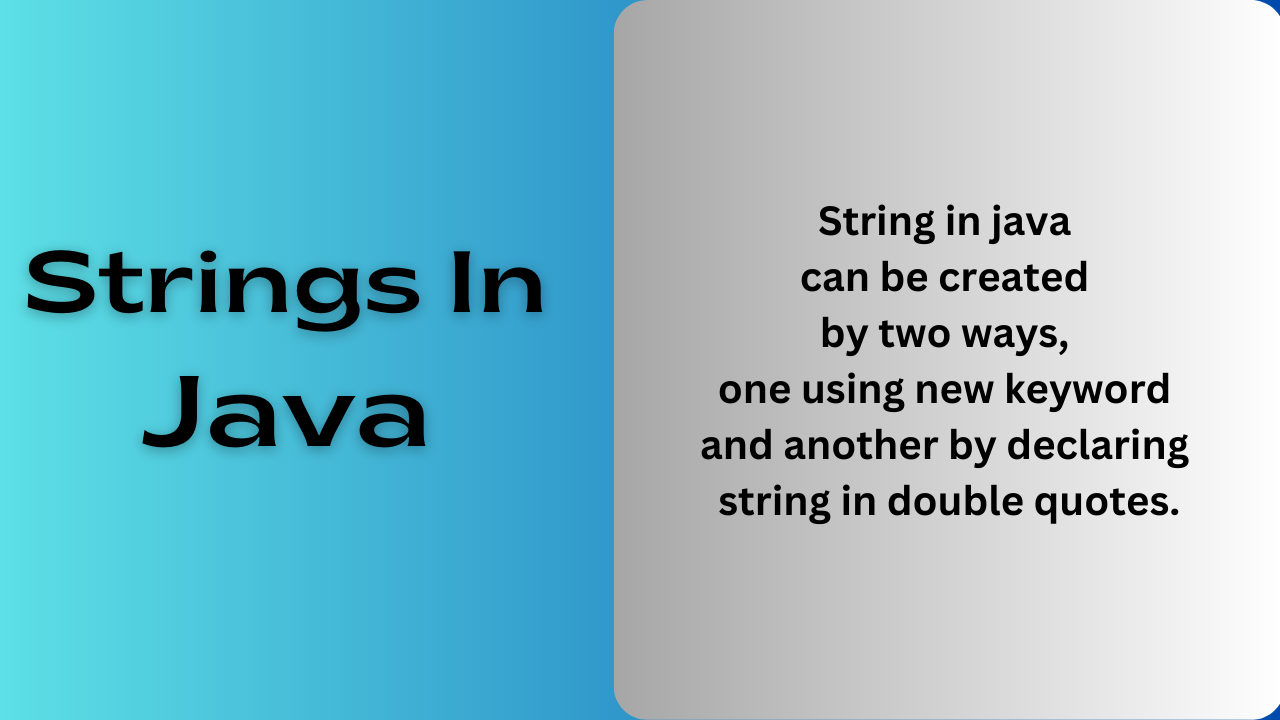 Strings in Java. In this article we will understand how… | by Adil  Wadhwania | Medium