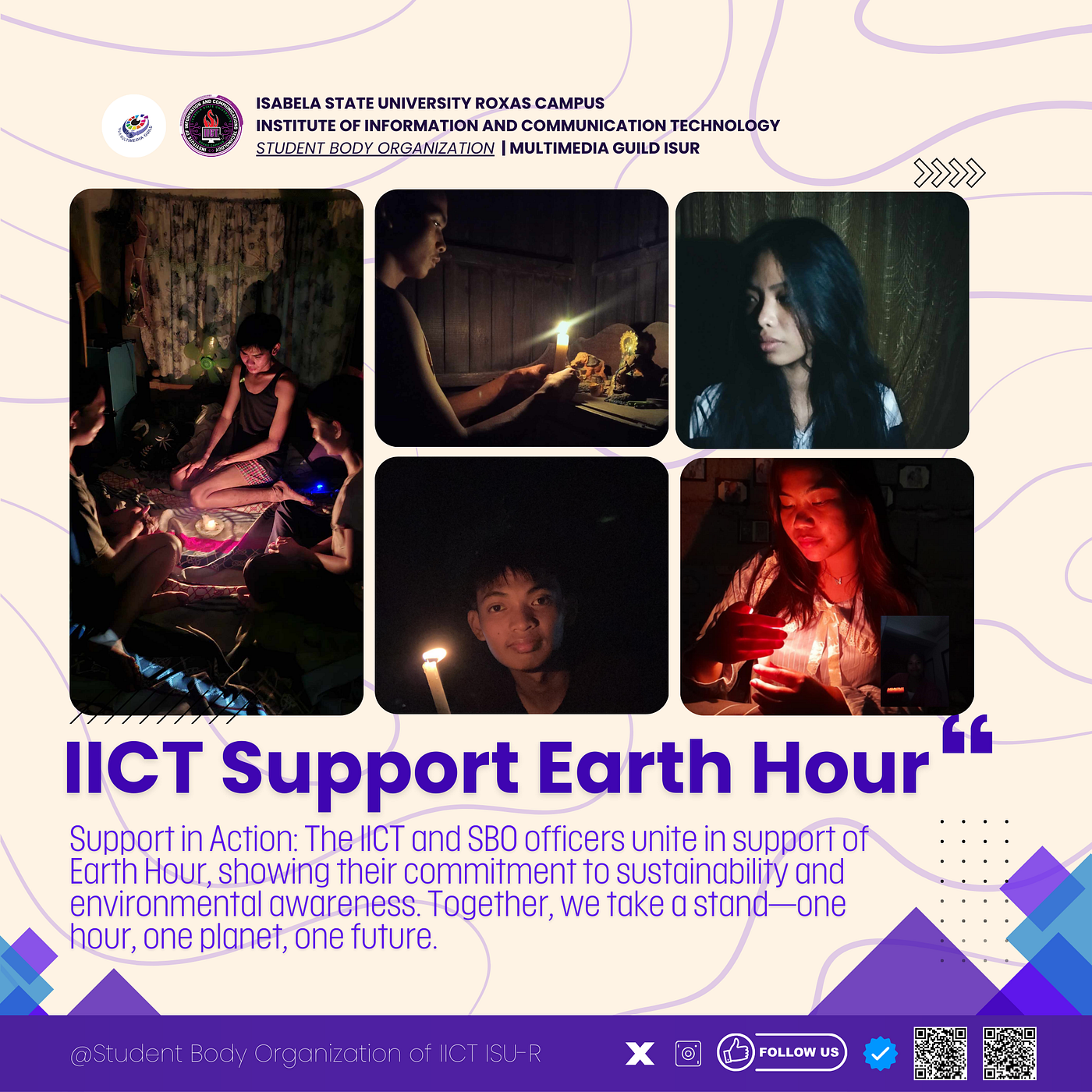 IICT SBO Joins the Global Movement: Supporting Earth Hour 2025