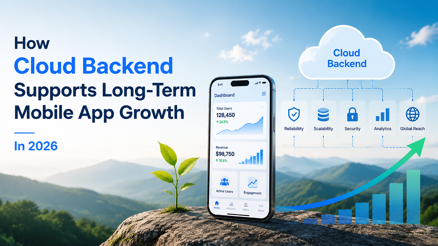 How Cloud Backend Supports Long-Term Mobile App Growth In 2026