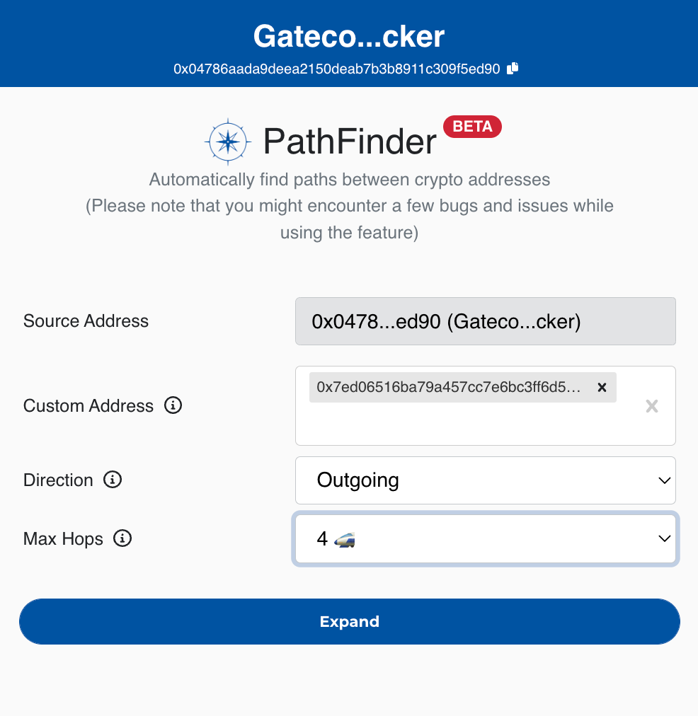 Automatically find crypto address relationships for your blockchain  investigation | Breadcrumbs