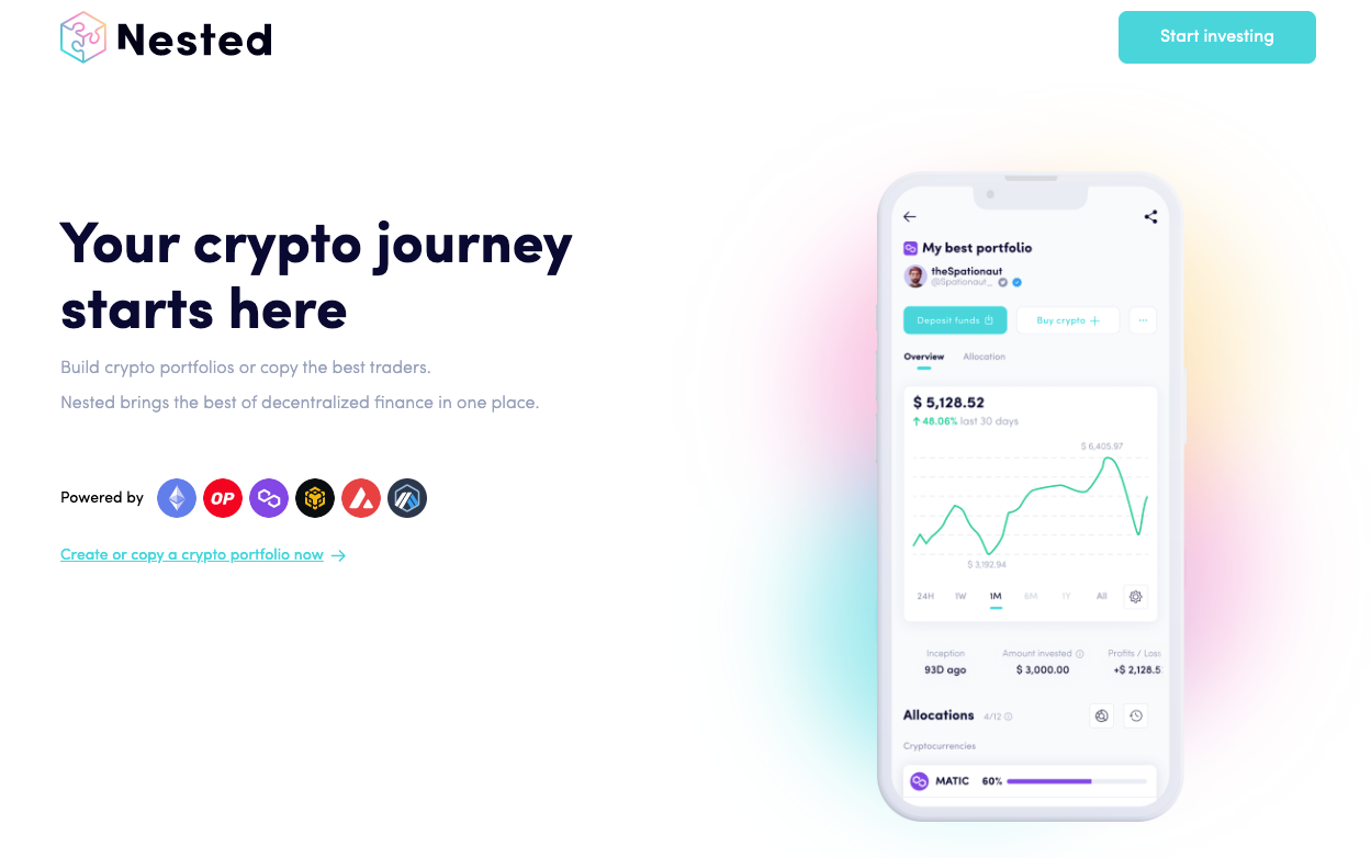 Nested: The best decentralized portfolio management & copy trading  experiences | by Saku ◱ ◱ | Medium