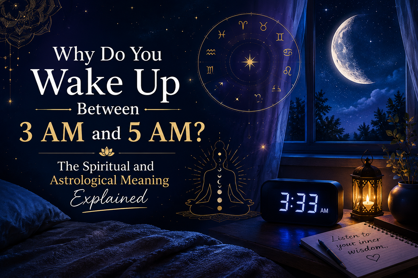 Why Do You Wake Up Between 3 AM and 5 AM? The Spiritual and Astrological Meaning Explained