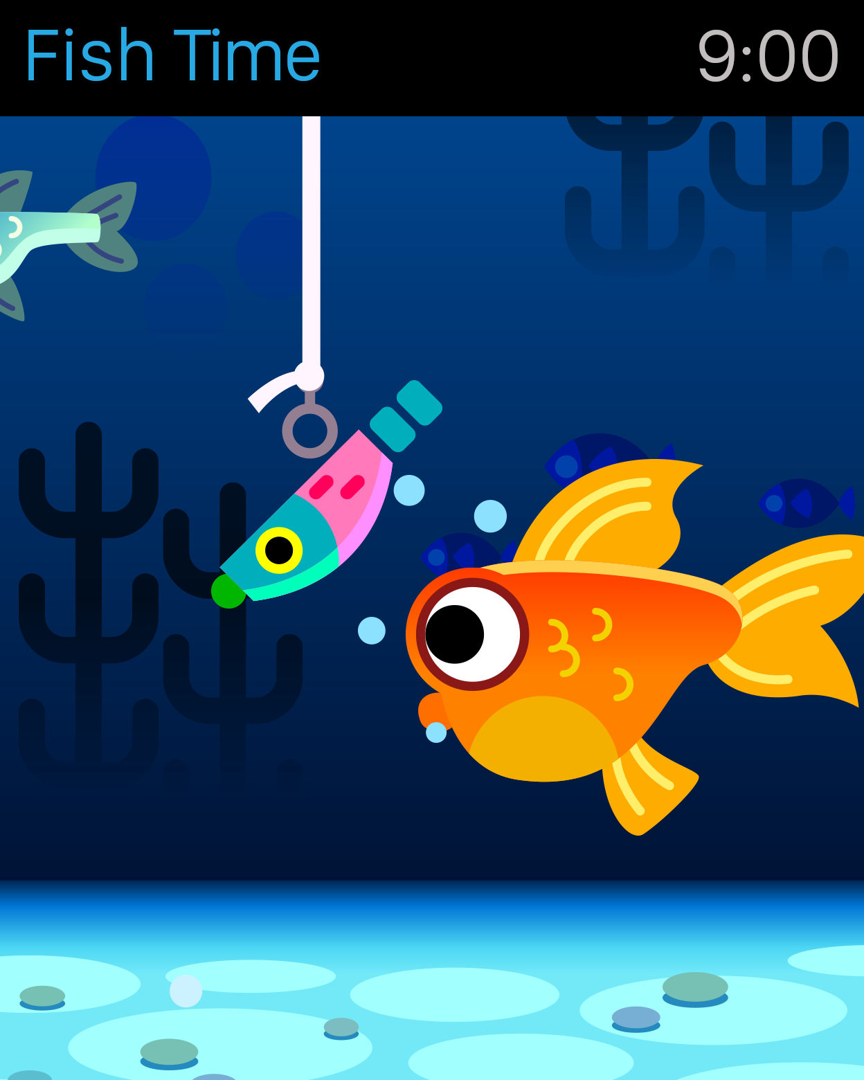 PLAY＆TIME FISH CATCHING さかなとり　ゲームウォッチ Fish Time: Wooga's New Apple Watch Game Getting Ready to Drop