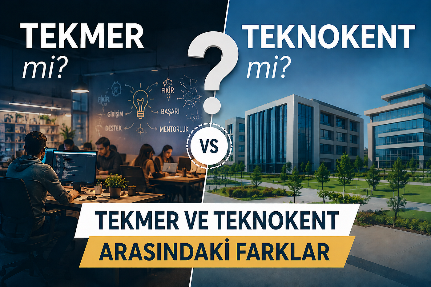 Tekmer mi? Teknokent mi? Tekmer ve Teknokent Arasındaki Farklar