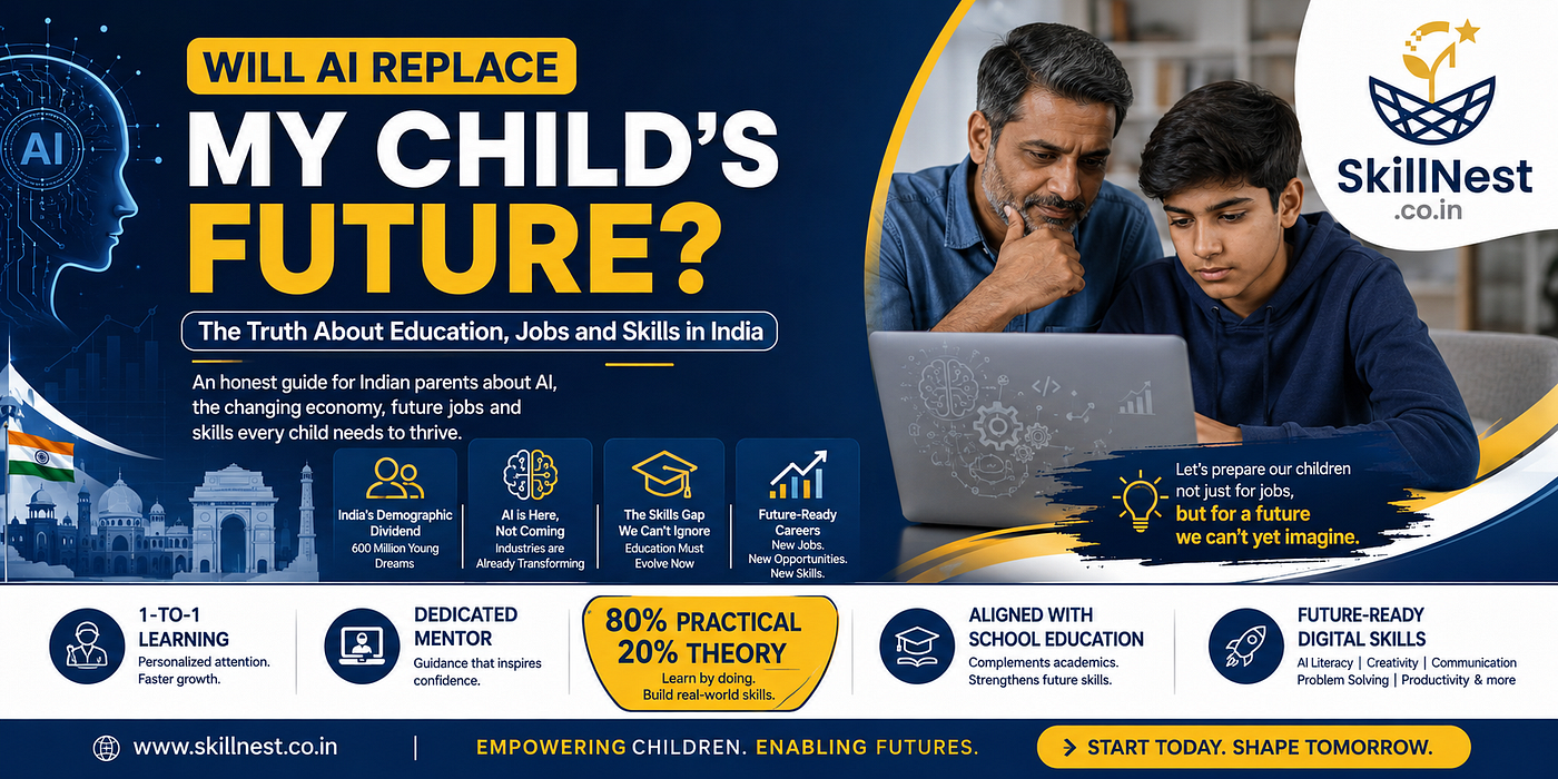 Will AI Replace My Child’s Future? The Truth About Education, Jobs and Skills in India