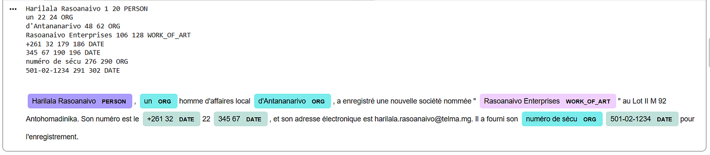 Named Entity Recognition (NER)