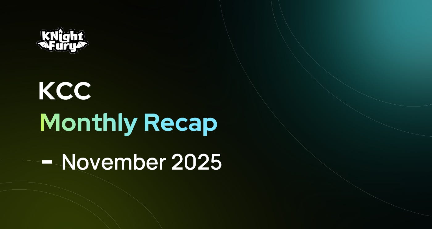 KNightFury Kaia Community Committee Monthly Recap — November , 2025