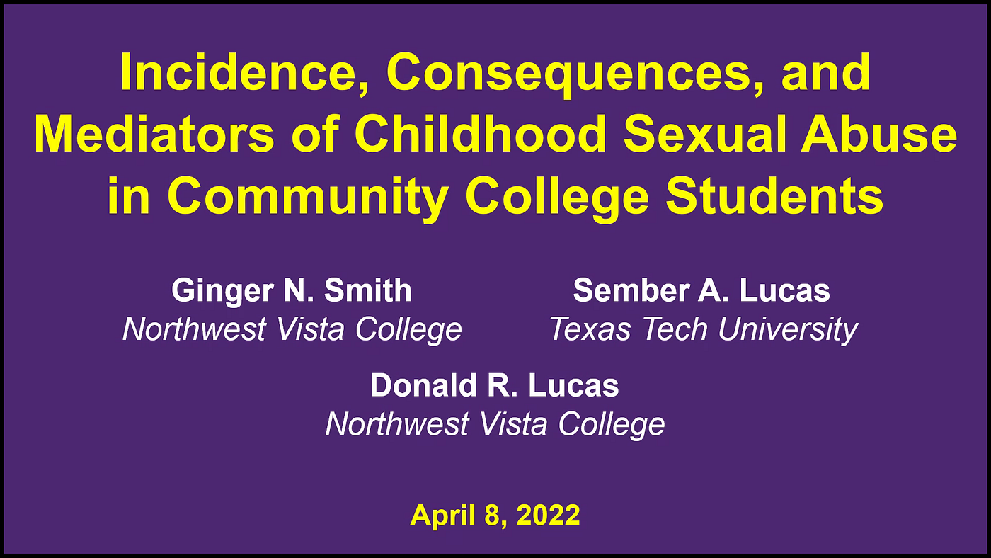 Incidence Consequences and Mediators of Childhood Sexual Abuse