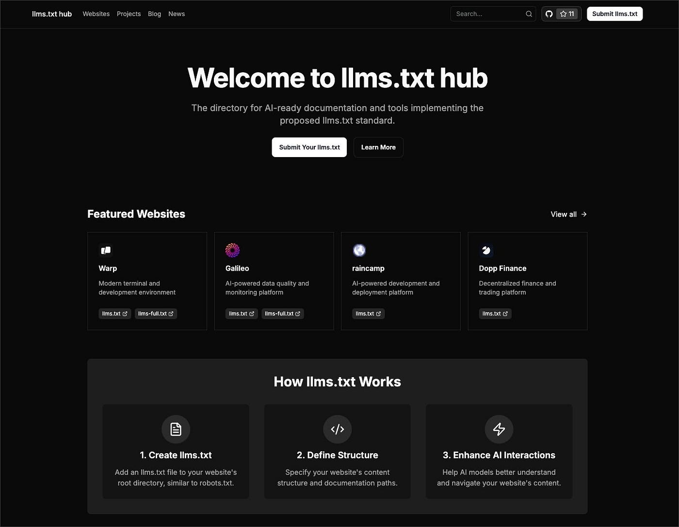 Step 3: Structure of llms.txt