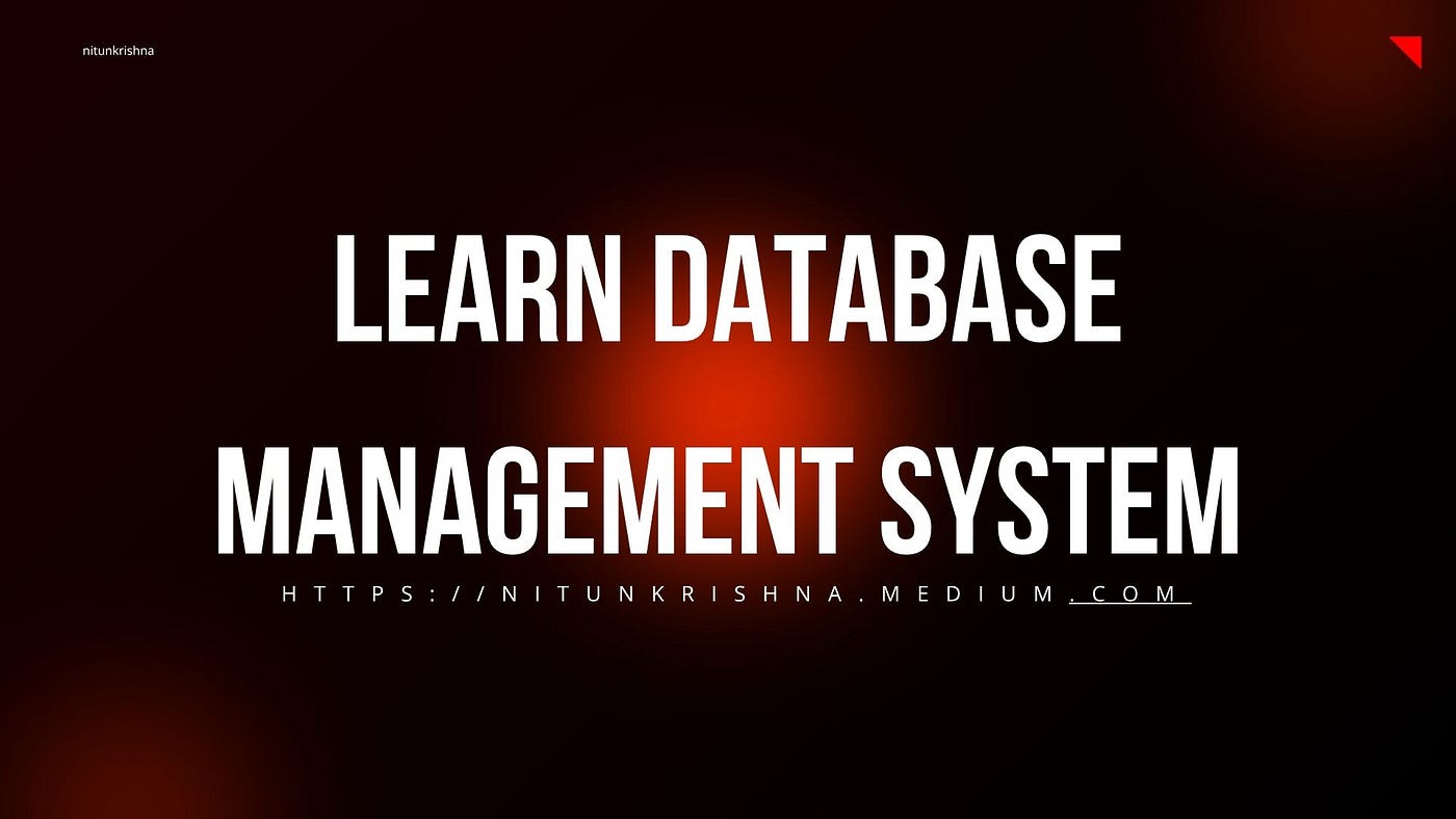 Learn Database Management System
