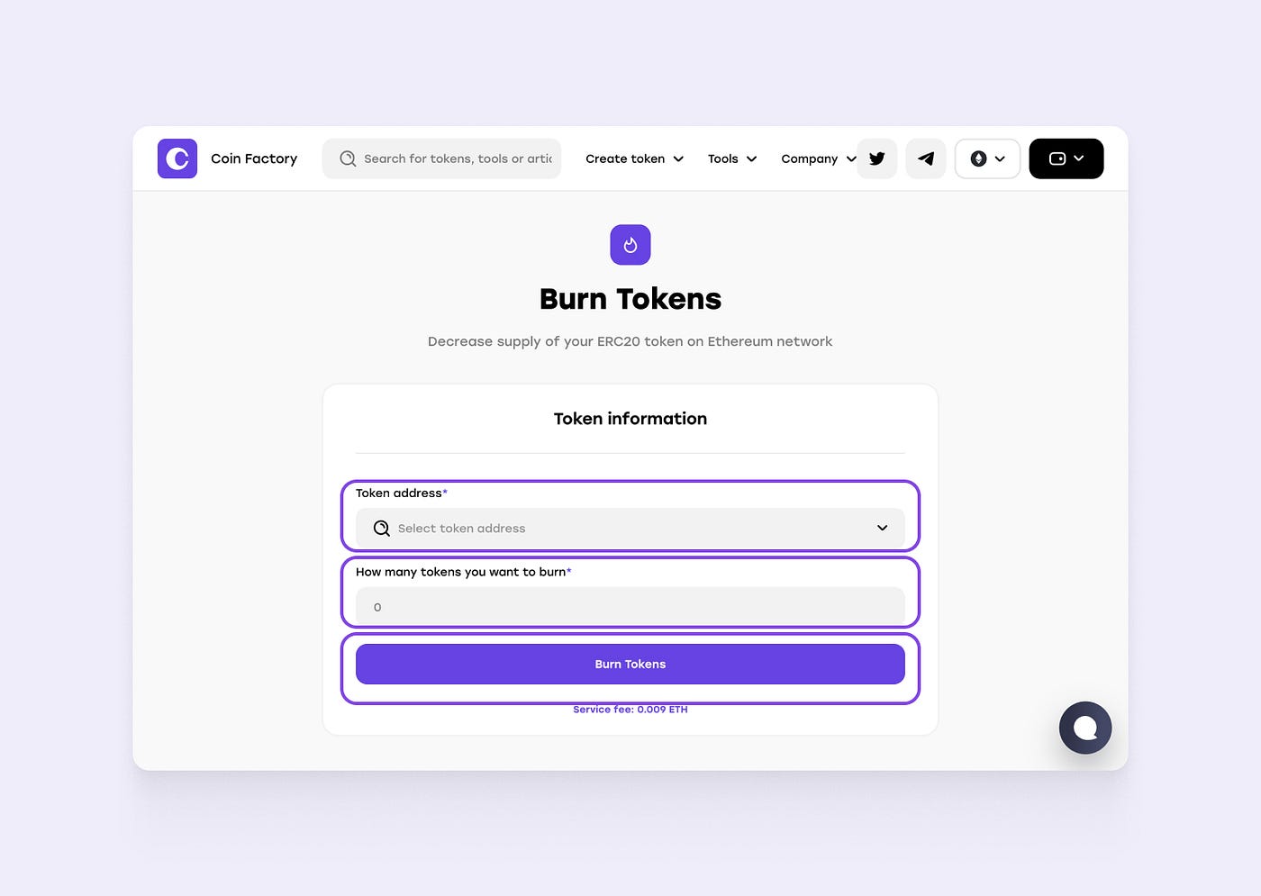 How to Burn Tokens on Ethereum Network in 3 Easy Steps | by Coin Factory |  Medium