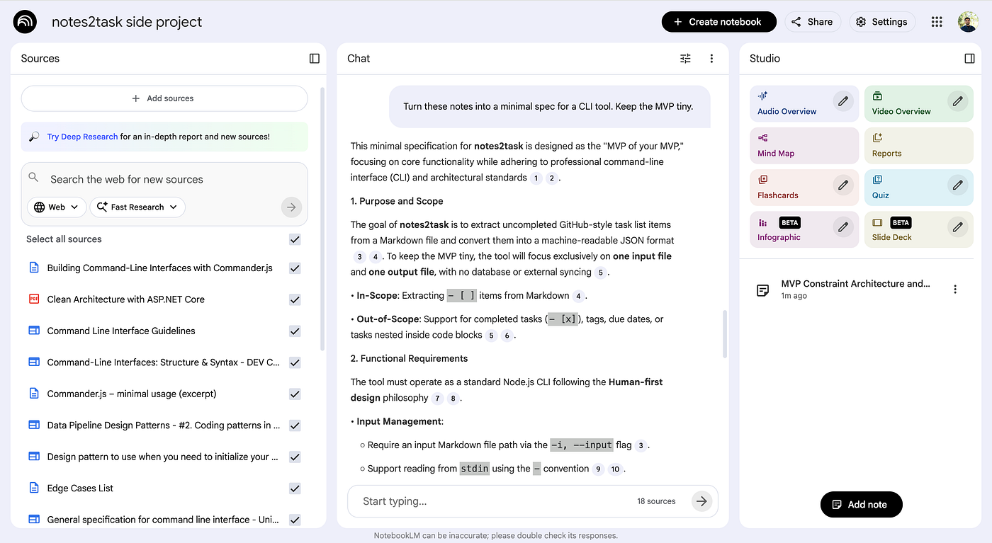 I Tried NotebookLM for a Side Coding Project. Here's What It's