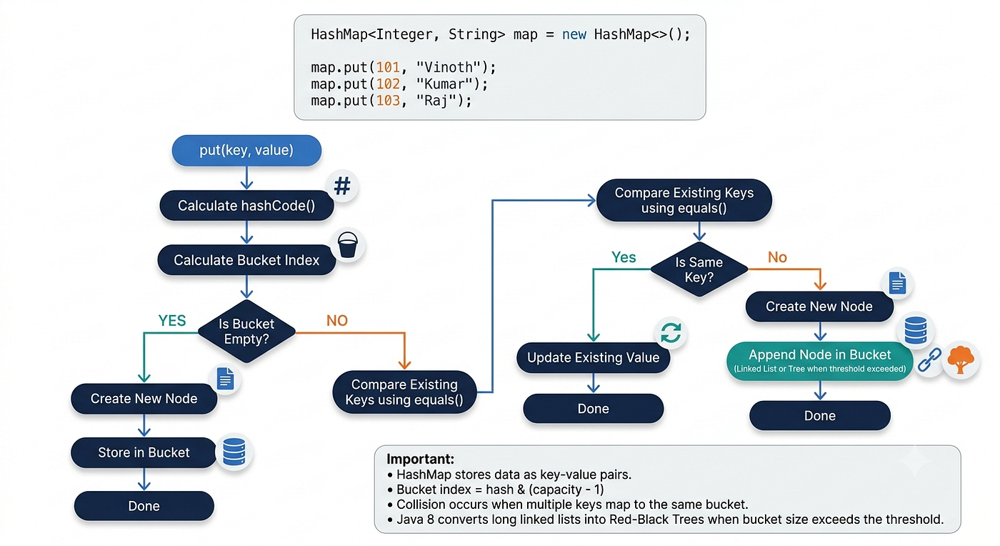 HashMap Internal Working in Java