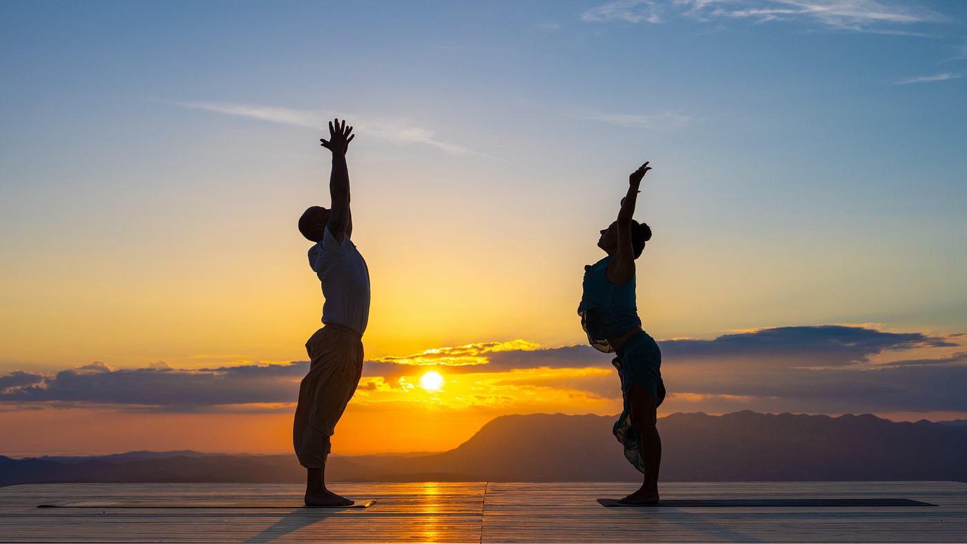 Yoga In Sunset Images, HD Pictures For Free Vectors Download - Lovepik.com