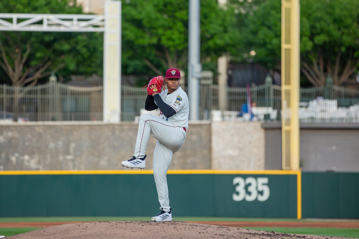 Winston Santos struck out a season-high nine batters last week in San Antonio